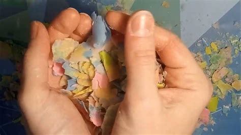 разноцветная мыльная стружка / asmr soap / soap shavings - YouTube