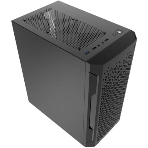 Корпус Powercase Mistra Micro Z2B SI, черный (CMIMZB-F2SI) — купить по ...