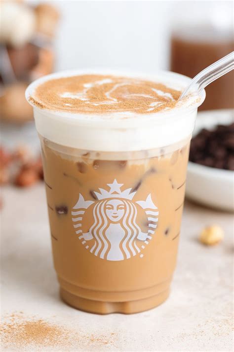 iced hazelnut latte  healthful ideas