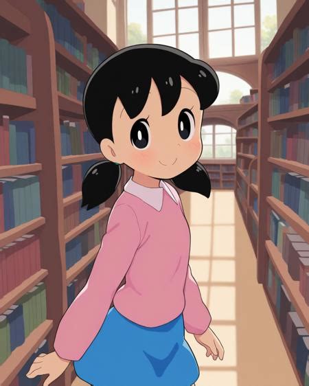 minamoto shizuka doraemon ai art model pixai