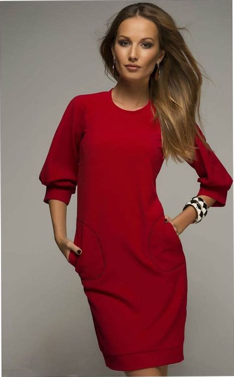 Платье с рукавом реглан: универсальная классика | Fashion, Clothes, Red ...