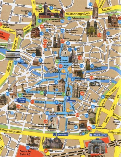 Nuremberg City Map | Nuremberg germany, Germany vacation, Germany travel