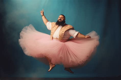 Dj Khaled as a ballerina : r/midjourney