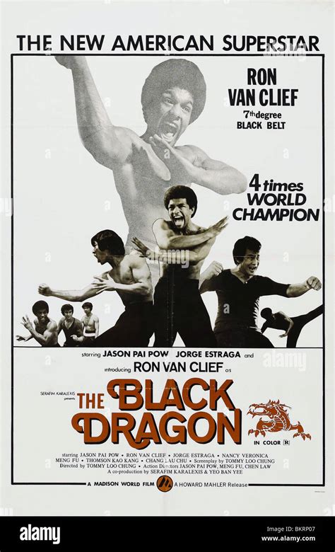 XIA NAN YANG (1974) THE BLACK DRAGON (ALT) RON VAN CLIEF, JASON PAI POW ...
