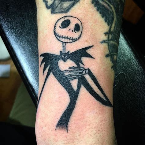 Jack Skellington Side Tattoos