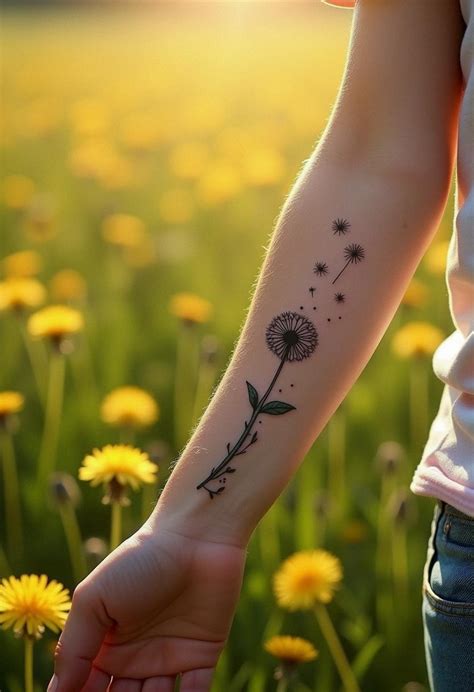 Dandelion Tattoo Meaning And Symbolism