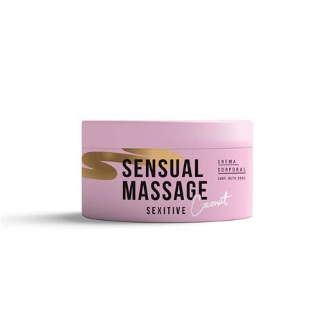 Crema Sexitive Sensual Massage Coconut 200gr - Boomshell Distribuidora