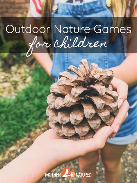 Outdoor Nature Games for Children - Mother Natured