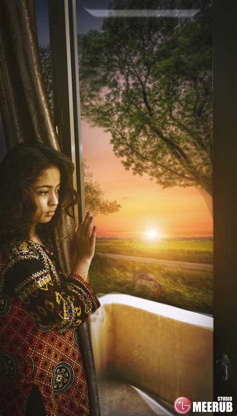 sunset outside the window : r/pics