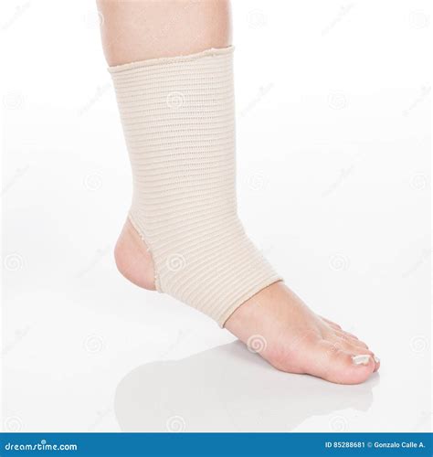 Orthopedic Support for Ankle Stock Image - Image of recovery, medical