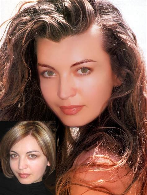 Онлайн Пример фотомонтажа фотографии Milla Jovovich. Фотомонтаж ...