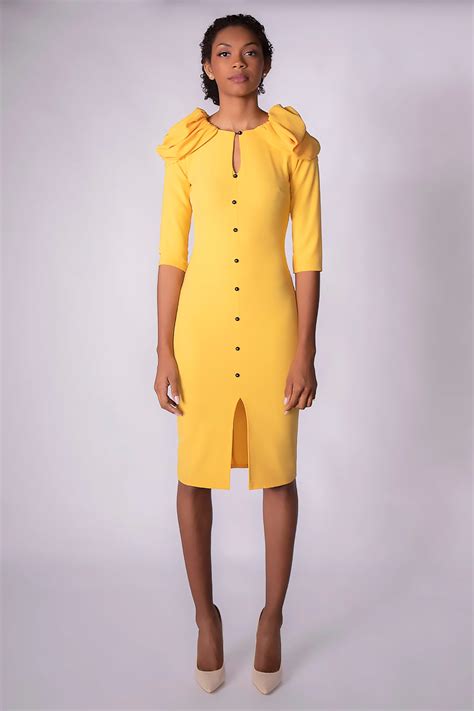 SHOULDER PADS MIDI DRESS – Daliladcarvalho – Fashion
