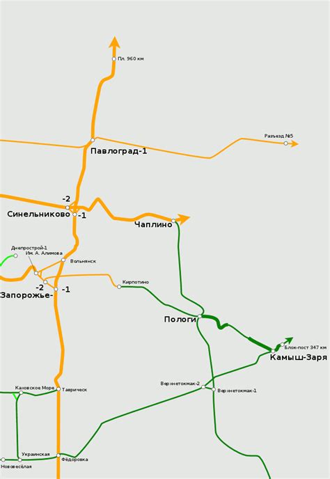 Приднепровская железная дорога (УЗ) — Фотолинии — Railwayz.info