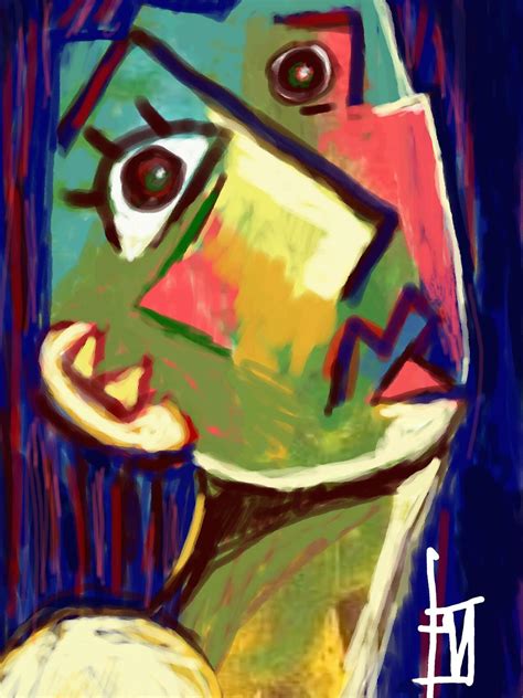 Peinture tête de Femme