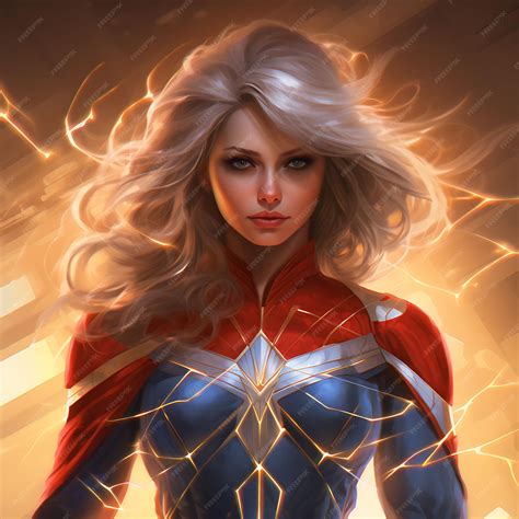 Premium AI Image | digital comic book of a female superheroes