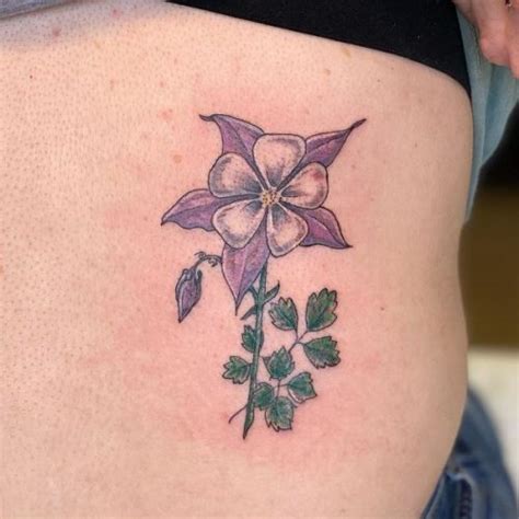 Columbine Flower Tattoo Meaning & 40 Ideas - Fashion Enzyme