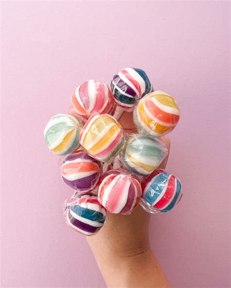 Retro Regenbogen Lolli - 9er Set | Online Shop | MINI CIRCLE