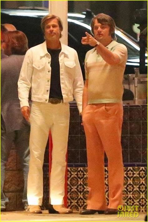 Brad Pitt & Leonardo DiCaprio Are Back on Set Together: Photo 4161263 ...