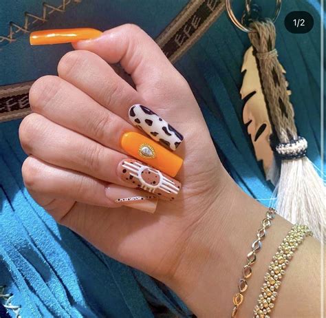 Pin by yadira hernandez on manos | Cowboy nails, Rodeo nails, Country nails