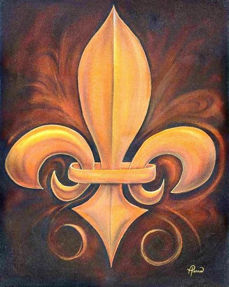 fleur de lis louisiana art art acrylic painting inspiration