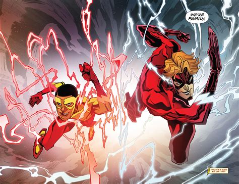 Kid Flash and Flash Action - 4K Ultra HD Wallpaper
