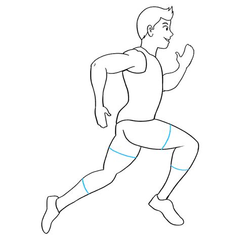 easy drawing   boy running canvas valley