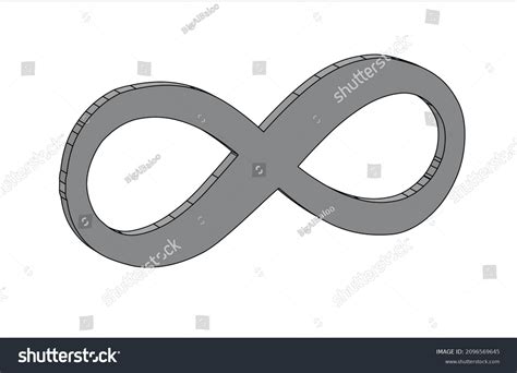 math symbol infinity  stock vector royalty