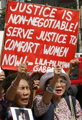 Filipino Comfort Women Who Were Made Editorial Stock Photo - Stock ...