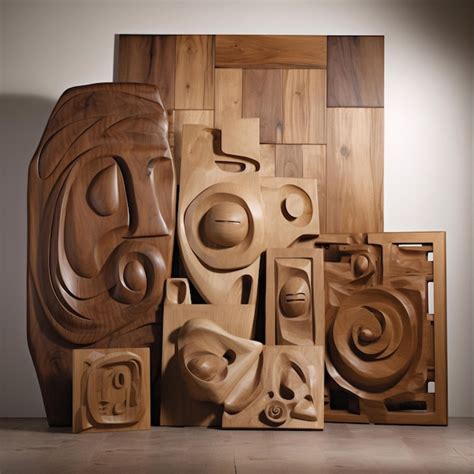 Premium AI Image | The versatility of woodworking showcasing different ...