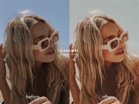 5 CARAMEL brown lightroom presets for mobile and desktop - FilterGrade
