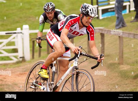 Struggling to stay ahead Stock Photo - Alamy
