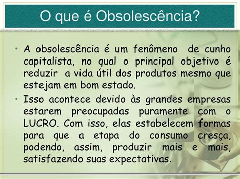 O Que É Obsolescência - PPT - Obsolescência PowerPoint Presentation, free download - ID:3752153