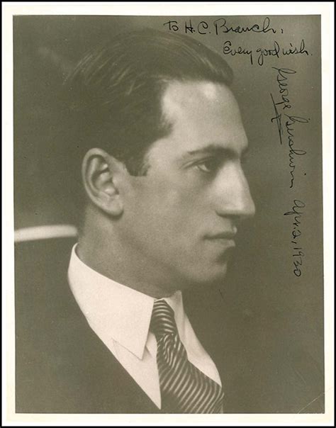 gershwin george  signed photograph schubertiade