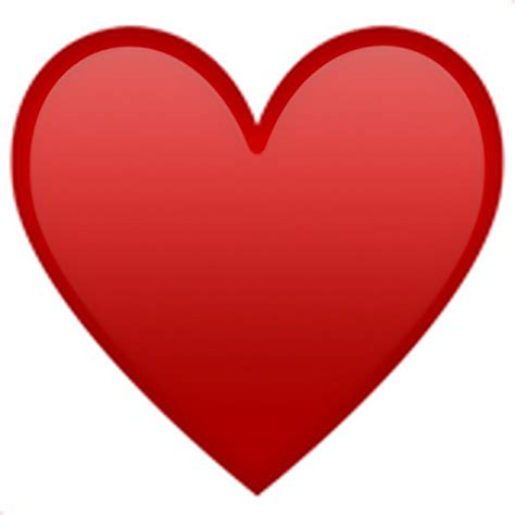 Heart Sticker - Red Heart Emoji Transparent - Full Size PNG Clipart ...