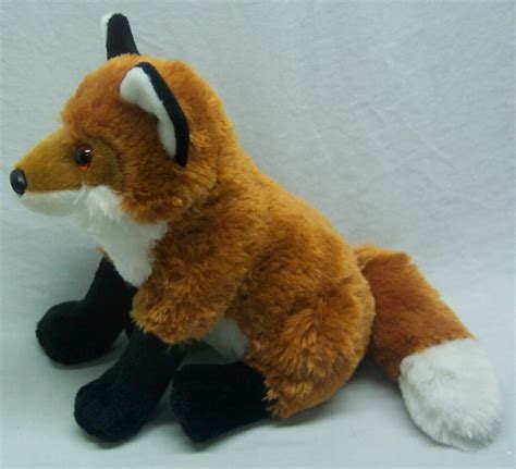 afp stuffed fox toy for dogs Large cute simulation fox fox leather ...