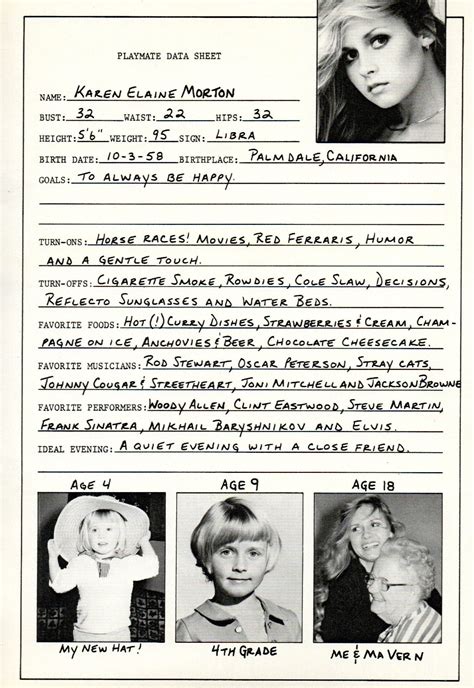 Vintage 1978 Playboy July Issue Karen Morton Centerfold - Etsy Canada