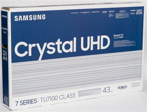 Обзор 43-дюймового 4K-телевизора Samsung UE43TU7100UXRU