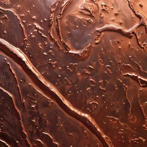 raw copper metal surface  subtle textured details  natural shine
