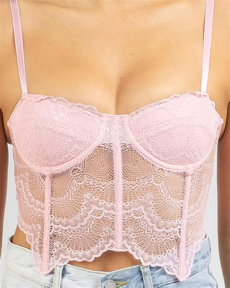 Shop Secret Wishes Mia Corset In Pink - Fast Shipping & Easy Returns