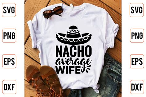Nacho Average Wife Graphic by BlackDogsMedia · Creative Fabrica
