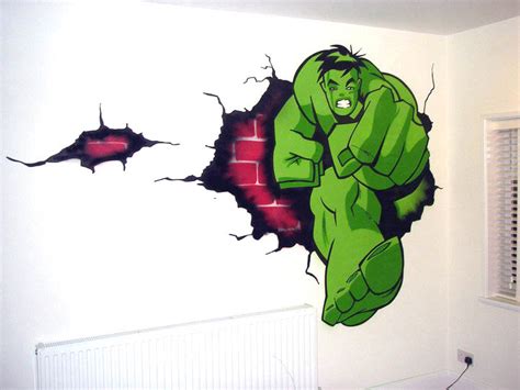 Graffiti Bedroom Decoration On The Wall