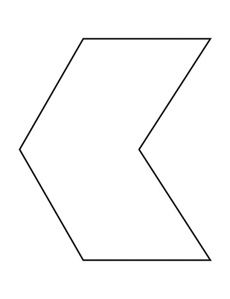 Concave Hexagon Clip Art