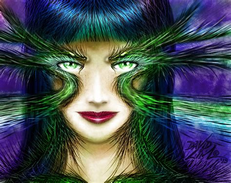 Green Eyed Lady by dnewlenox on DeviantArt
