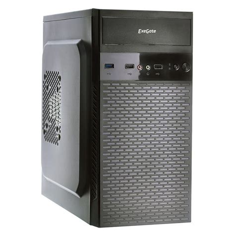 Корпус Minitower ExeGate MA-370 Black EX268026RUS - Магазин ...