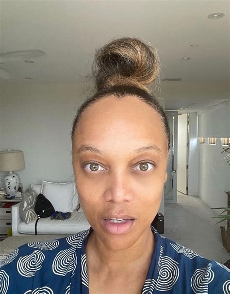 Tyra Banks Makeup-Free Photos: Pictures Without Makeup | Closer Weekly