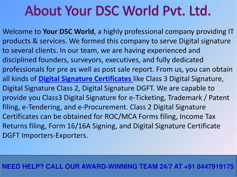 top digital signature provider  india powerpoint