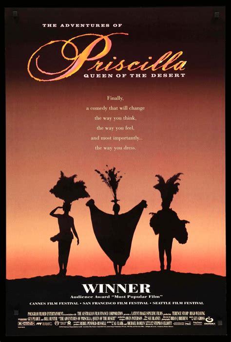 adventures  priscilla queen   desert  sheet  poster