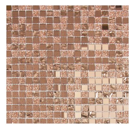 Мозаика стеклянная Artens Scarlette 30x30 см цвет розовое золото,2 шт ...