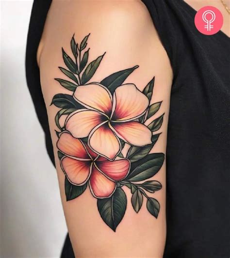 plumeria tattoos symbolism designs