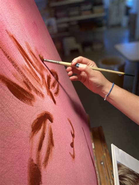 Painting Faces: a continuation of our summer portrait demonstrations